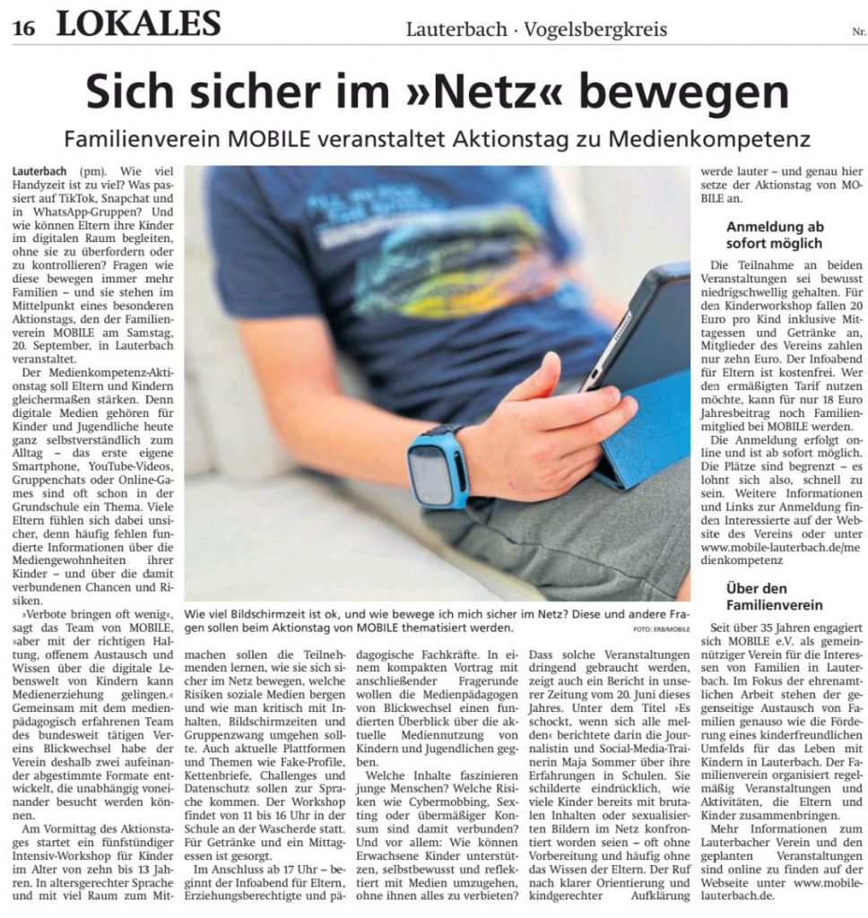 Lauterbacher Anzeiger | 14.08.2025